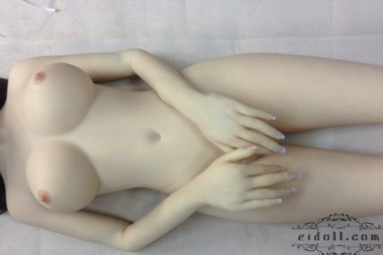 Corpo della bambola dell'angelo del sesso in silicone Carol da 135 cm 4.43 piedi