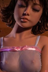 158cm Amazing Adult Size Sexy Love Doll with Closed Eyes - Edith