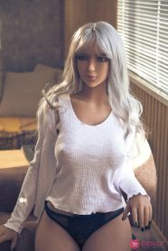 ESDOLL-145cm-セクシー-銀髪-TPE-セックスドール (4)