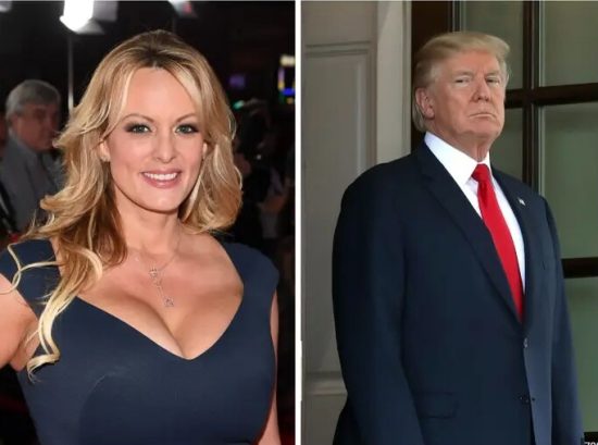 Stormy Daniels zomba do peso de Trump