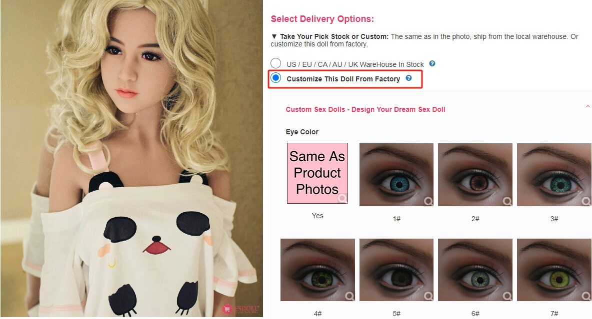 Customize This Doll From Factory